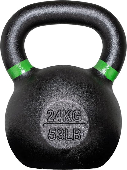 REP Fitness Kettlebell Set and Singles, 4kg to 24kg, 9lb to 53lb Weight Range, Cast Iron, Strength Exercise Training, Home Gym, Power Workout Equipment, Free Weights, Dumbbell Alternative
