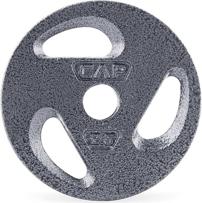 CAP Barbell Standard 1-Inch Grip Plates, Single, 2.5 Pound