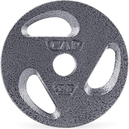 CAP Barbell Standard 1-Inch Grip Plates, Single, 2.5 Pound