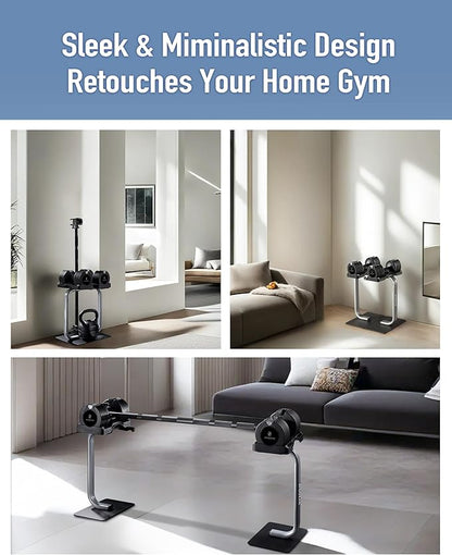 BYZOOM FITNESS Pure Series Adjustable Dumbbell - 12.5/25/27.5/75lb - ONE UNIT OR PAIR(check QTY before purchase) - 5-in-1/ 10-in-1 / 21-in-1 Flexible Hand Weights for Home Gym, Strength Training & Fitness Workouts, White OR Black