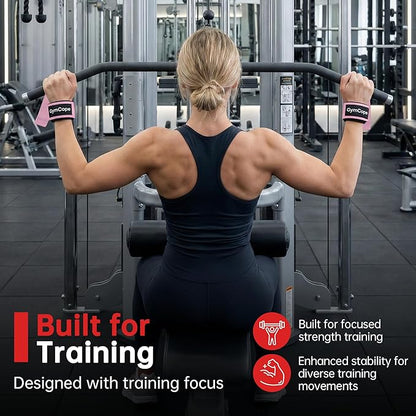 Lifting Wrist Straps for Weightlifting, Heavy Duty Wrist Straps for Deadlifts, Powerlifting, Bodybuilding and Strength Training, Secure Grip Support for Men Women 1 Pair