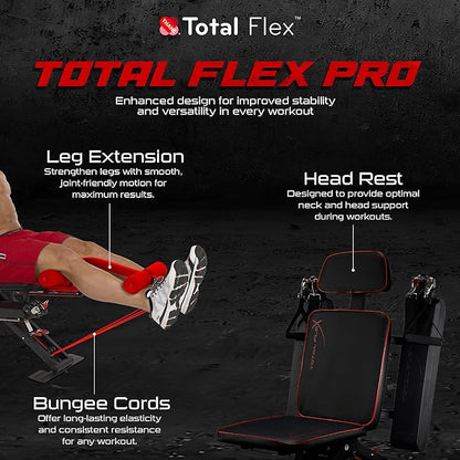 Total Flex Compact Design, Home Gym, Versitiale Exercises, Workout Equipment, Fitness Equipment
