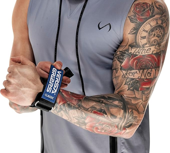 Versa Gripps Classic, Made in USA, Wrist Straps for Weightlifting Alternative, Best Training Accessory