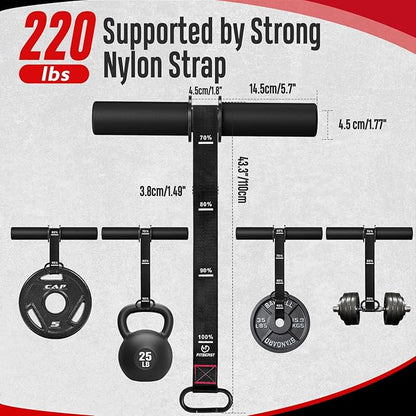 FitBeast Forearm Strengthener & Wrist Roller - Forearm Strength Trainer with Thickened Anti-Slip Grip Handles&Adjustable Strap, Perfect for Forearm Exercising, Boosting Grip Strength, Muscle Building