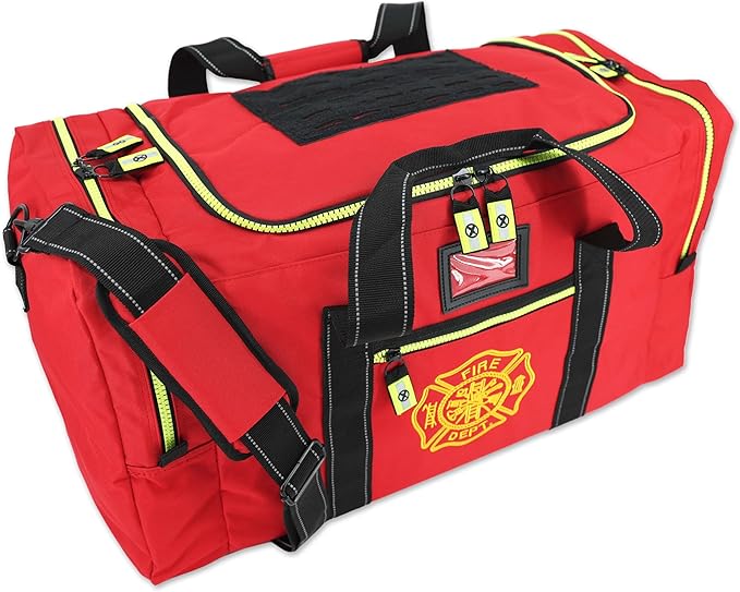 Lightning X Firefighter Turnout Gear Package - Gear Bag, SCBA Mask Bag, Fire Glove Strap, Shoulder Strap