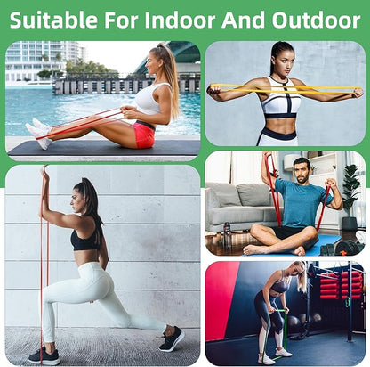Resistance Bands,Exercise Bands,Workout Bands,Resistance Bands Set for Legs,Pull Up Bands,Stretch Bands for Exercise,Muscle Training, Physical Therapy, Shape Body, Men Women