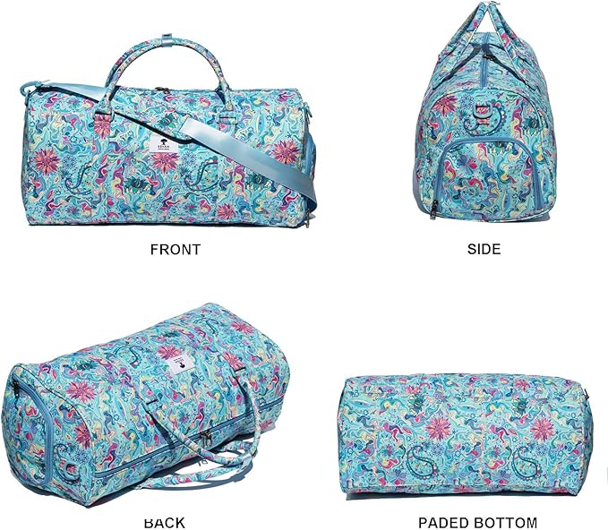 Original Floral Water Resistant Duffel Bag Gym bag Weekender Travel Bag for Gym Beach Travel Daily Bags