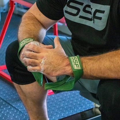 SERIOUS STEEL FITNESS Military OD Green Weight Lifting Straps