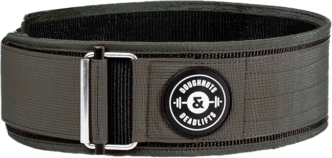 Weight Lifting Belt for Squats, Weightlifting Belt for Deadlifts - 4in Back Support for Bodybuilding | Powerlifting, Locking Metal Buckle, Weight Lifting Belts for Men - Quick Locking