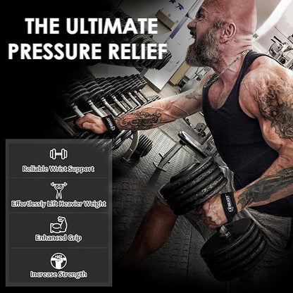 Beast Power Gear Wrist Wraps for Weightlifting 18” Premium Quality Wrist Support for Bodybuilding Heavy Duty Thumb Loop Powerlifting, Strength Training for Men and Women