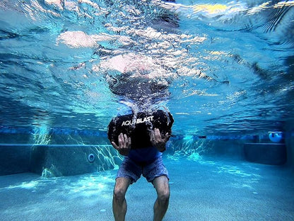 Portable Fitness and Punching Bag for Pools & Swim Spas | Full-Body, Low-Impact Water Resistance Workout | Quick 30-Second Set-Up | Compact & Travel-Friendly