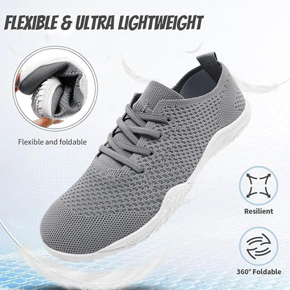 WCIDFY Barefoot Shoes Women Zero Drop Gym Walking Shoes Non Slip Minimalist Tennis Lightweight Breathable Yoga Sneakers