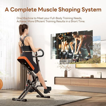 SogesPower Squat Machine for Home Gym, Squat Rowing Machine with Adjustable Resistance and Optional Full Motion, Squat Assist Trainer for Glutes & Legs Workout, Up to 330lbs