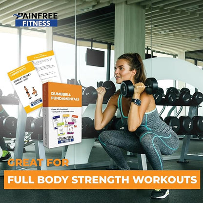 Exercise Flash Cards - Workout Cards Deck - Exercise Cards for Home Workouts Women & Men