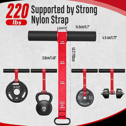 FitBeast Forearm Strengthener & Wrist Roller - Forearm Strength Trainer with Thickened Anti-Slip Grip Handles&Adjustable Strap, Perfect for Forearm Exercising, Boosting Grip Strength, Muscle Building