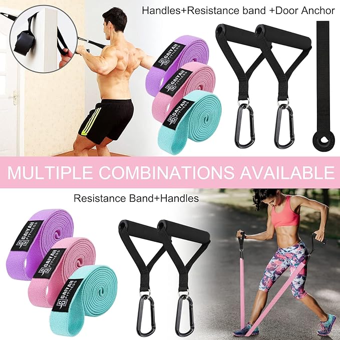 Long Bands for Working Out - Long Resistance Bands for Women Long Workout Bands Long Resistance Bands for Working Out Long Loop Resistance Bands Large Loop Resistance Bands Body Bands for Working Out