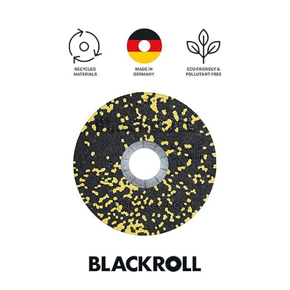 BLACKROLL - Standard Foam Roller - Myofascial Trigger Point Release, Back Massage, Perfect for Yoga, Home Workouts, Muscle Recovery, Black/Yellow
