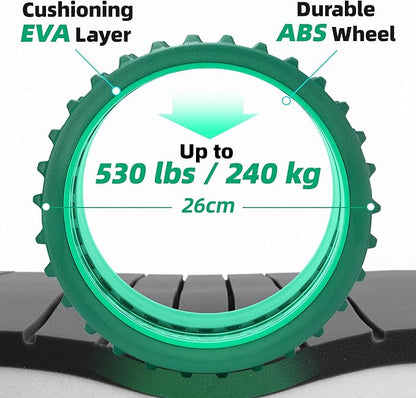 Back Roller for Back Pain Reliefn & Stretching, Deep Tissue Massage Roller Supports Up to 530 lbs / 240 kg, 5.5''-7.5'' Curved Foam Roller for Home Physical Stretching