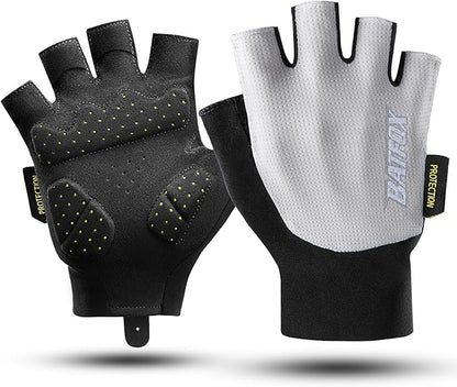 BATFOX Cycling Gloves for Men Women Road Mountain Bike Riding Gloves - Anti-Slip Bike Glove for Fitness Cycling Training Outdoor Sports