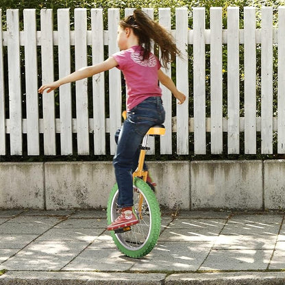 AW 16/18/20/24 Inch Wheel Outdoor Unicycle Adjustable Seat Exercise Bicycle Fit Adults Kids Outdoor Sports Fitness Exercise, for Choice