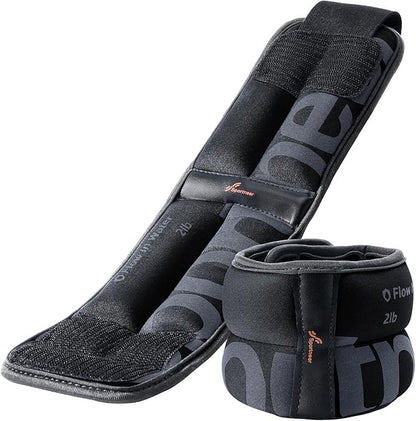 Sportneer Ankle Weights for Men Women Strength Training, 4/10 lbs Pair Leg Weights Set Comfortable and Soft Perfect for Dancing Running Walking Fitness Workout
