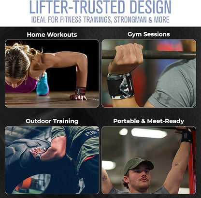 Rip Toned Wrist Wraps for Weightlifting – USPA & USAPL Approved 18" Wrist Straps for Powerlifting – Adjustable, Durable Gym Wraps with Thumb Loop – Maximum Support for Men & Women