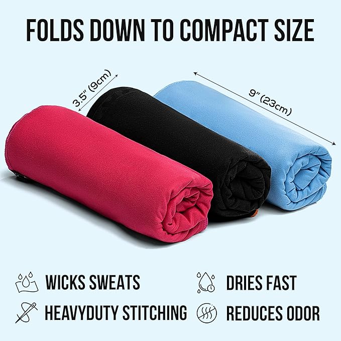 illusion Extra Large Microfibre Swimming Towel (71''L x 32''W)–Compact, Lightweight & Quick Dry Towel-Perfect for Travel, Gym, and Swim Towels Ideal for Post-Workout Showers & After Swimming
