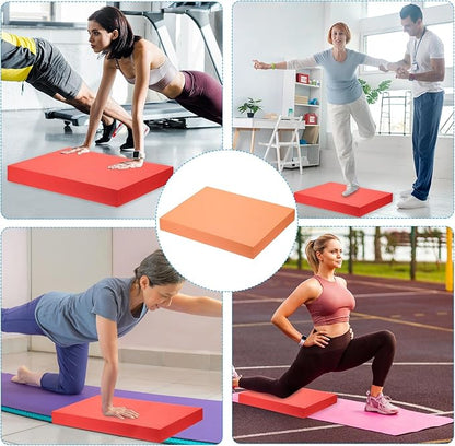 PATIKIL Balance Pad Non-Slip TPE Foam Pad Cushion Exercise Yoga Mat Knee Pad for Fitness Stability Core Training Stretching