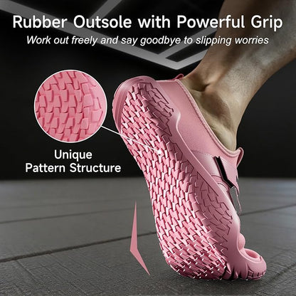 MANUEKLEAR Deadlift Shoes - Weight Lifting Shoes for Men Women - Weightlifting Squat Shoes Fitness Cross-Trainer Barefoot Gym Training Sneakers