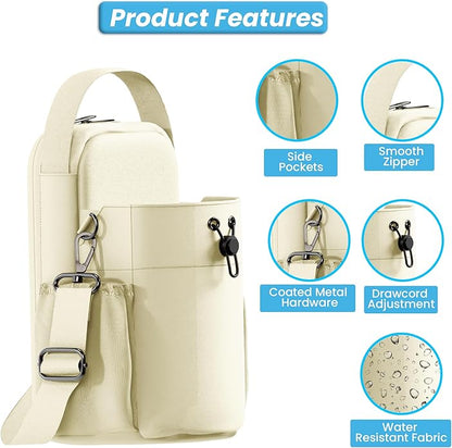 CORDOBA & CO., Magnetic Gym Bag Man Woman, Super Strong Magnetic Bottle Bag, 11LB Weight Capacity, Crossbody Gym Water Holder