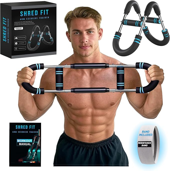 Twister Arm Trainer – Adjustable Forearm Strengthener – Exercise Equipment for Men & Women – Chest Workout Equipment – Portable Detachable –Home Workout Suspension Trainer – 40-90lb