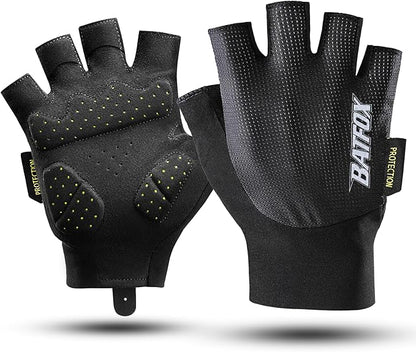 BATFOX Cycling Gloves for Men Women Road Mountain Bike Riding Gloves - Anti-Slip Bike Glove for Fitness Cycling Training Outdoor Sports