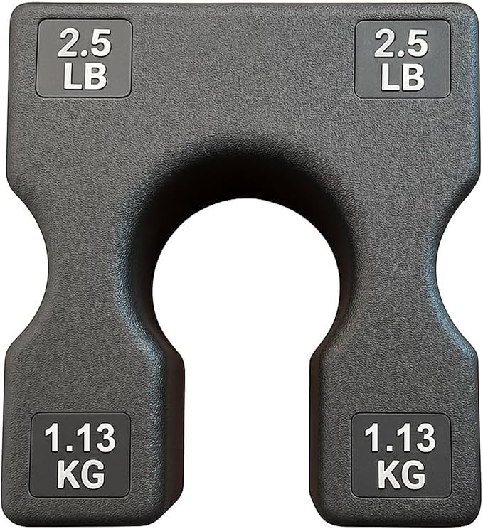 2.5 LB and 5 LB Weight Stack Add On – Weight Stack Adapter Plate for Home Gym & Exercise Machines, Add Resistance to Weight Stack, Incremental Weight Adjustments for Improved Strength Training Results
