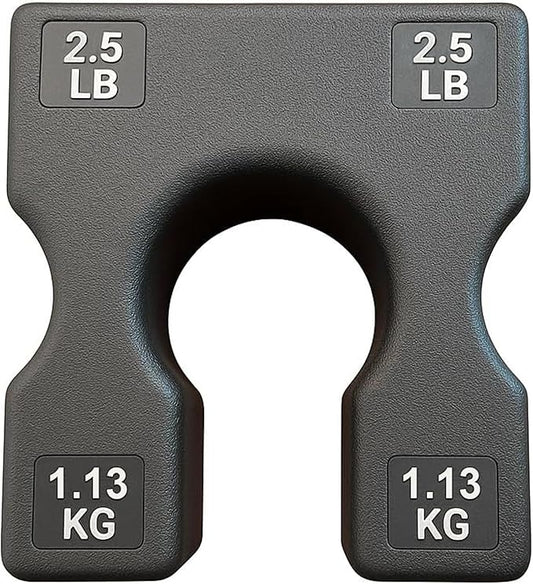 2.5 LB and 5 LB Weight Stack Add On – Weight Stack Adapter Plate for Home Gym & Exercise Machines, Add Resistance to Weight Stack, Incremental Weight Adjustments for Improved Strength Training Results