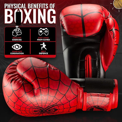 WYOX Kids Boxing Gloves 4oz 6oz 8oz – Youth Punching Gloves for Boys & Girls Ages 3–15 – Sparring Gloves for Punching Bag, Kickboxing, Muay Thai, MMA – Boxing Gloves for Kids Training Set
