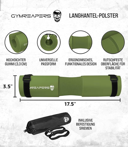 Gymreapers Barbell Squat Pad - Protective Bridge Pad For Hip Thrust, Squats, Lunges - Hip Support, Neck Protection For Bar