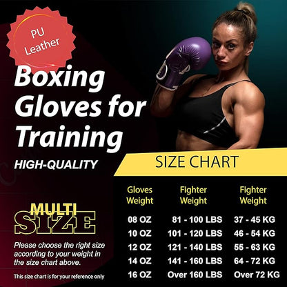 Kruzak Plain Focus Mitts and Boxing Gloves Set for Kickboxing and Muay Thai MMA Training - Fitness Kit with Punching Pads for Martial Arts and Karate