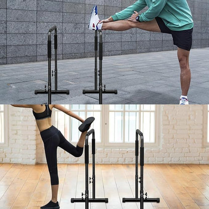 Dip Stand Station, Adjustable Dip Bar for Home Gym Fitness Equipment, Push Up Stand, Gymnastics Bar, Heavy Duty Body Bar Press for Tricep Dips, Pull-Ups, Push-Ups