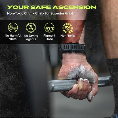 Rage Fitness Gym Chalk | Magnesium Carbonate Athletic Chalk for Excellent Grip - Gym Workout Grip Chalk for Weightlifting & Gymnastics.