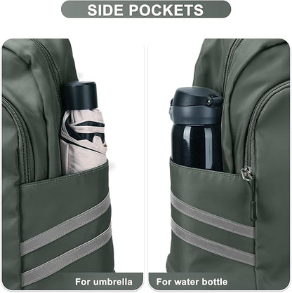 coofay Gym Backpack For Women Waterproof Backpack With Shoe Compartment Lightweight Travel Backpack Sports Backpacks Large Gym Bag