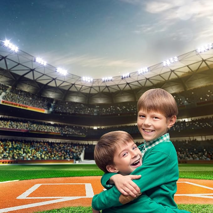 Baseball Field Stadium Photography Background Baseball Backdrop Outdoor Sport Theme Boys Kids Birthday Party Banner Decorations Adults Portrait Video Studio Sport Games Props 20x10ft