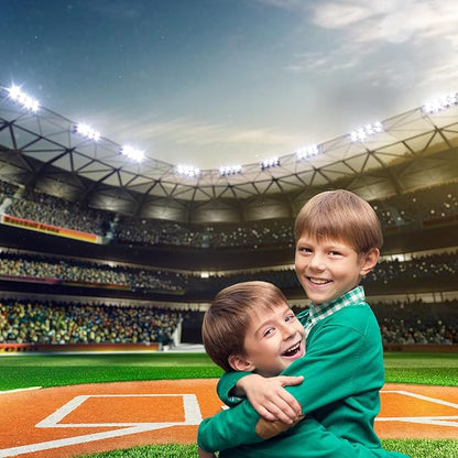 Baseball Field Stadium Photography Background Baseball Backdrop Outdoor Sport Theme Boys Kids Birthday Party Banner Decorations Adults Portrait Video Studio Sport Games Props 20x10ft