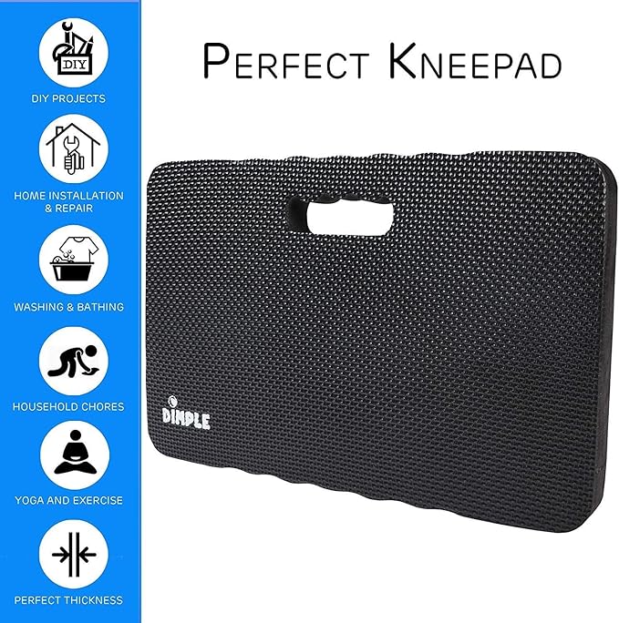 Dimple KTDC314013, High Density Thick Foam Comfort Kneeling Mats Yoga Exercise, Garden Cushions, Knee Pads, (Multi pack, Multi-Color)