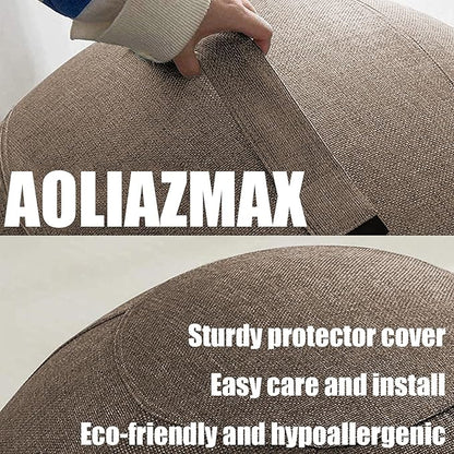 Yoga Ball Cover - Pilates Exercise Yoga Ball Cover, Anti Scratch Exercise Ball Cover with Handle for 55/65/75cm Birthing Ball, Stability Ball, Balance Ball (Without Ball)