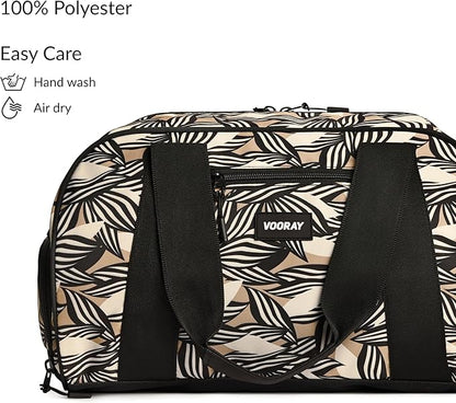 Vooray Burner Gym Duffel Bag, Gym Bag for Women and Men with Shoe Compartment, Weekender, Overnight & Travel Duffel for Sports and Workout