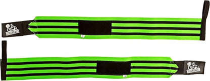 Nordic Lifting Wrist Wraps Super Heavy Duty (1 Pair/2 Wraps) 24" Support for Weight Lifting | Powerlifting | Gym | Cross Training- Weightlifting Thumb Loop - Men & Women