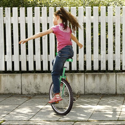 AW 16/18/20/24 Inch Wheel Outdoor Unicycle Adjustable Seat Exercise Bicycle Fit Adults Kids Outdoor Sports Fitness Exercise, for Choice