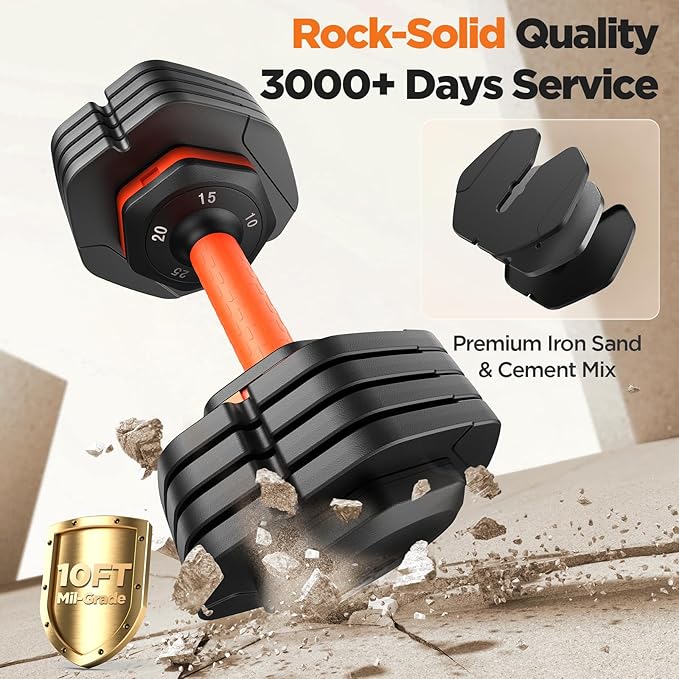 2026 Updated Adjustable Dumbbell Set of 2, 110lbs/50lbs Weights Dumbbell Set with Storage Box, 25lbs/55lbs Adjustable Weights with Anti-slip Silicone Grip, Weight Set For Home Gym Suit both Men and Women
