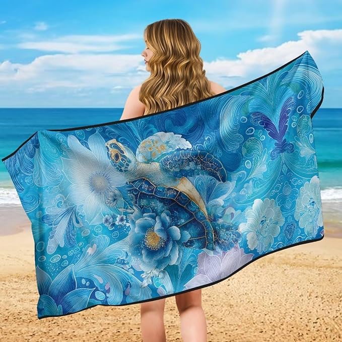 Bulopur Tropical Car Seat Towel Cover After Gym Post Workout Tennis Beach Towel Car Seat Over Front Seats Only Auto Bucket Seats Blanket for Swimming Pool Camping Athletic