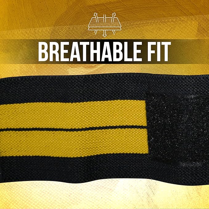 Nordic Lifting Wrist Wraps (1 Pair/2 Wraps) – Lifting Wrist Wraps with Thumb Loop for Weightlifting, Powerlifting & CrossFit – Durable Wrist Support Straps for Men & Women – Gym Essentials for Heavy Lifts